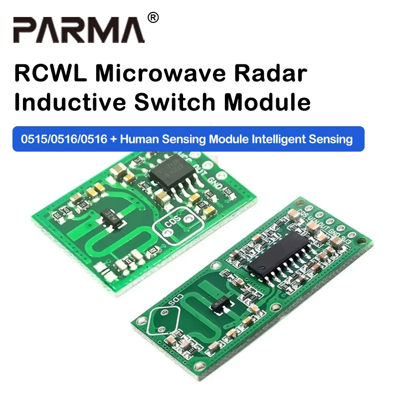 RCWL-0515/0516/0516+ Microwave Radar Induction Switch Module Human Body Induction Module Intelligent Induction