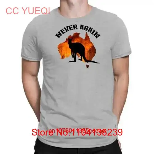 BEST TO BUY Gray Never Again Australia For Light Kangaroo S 5XL T Shirt long or short sleeves