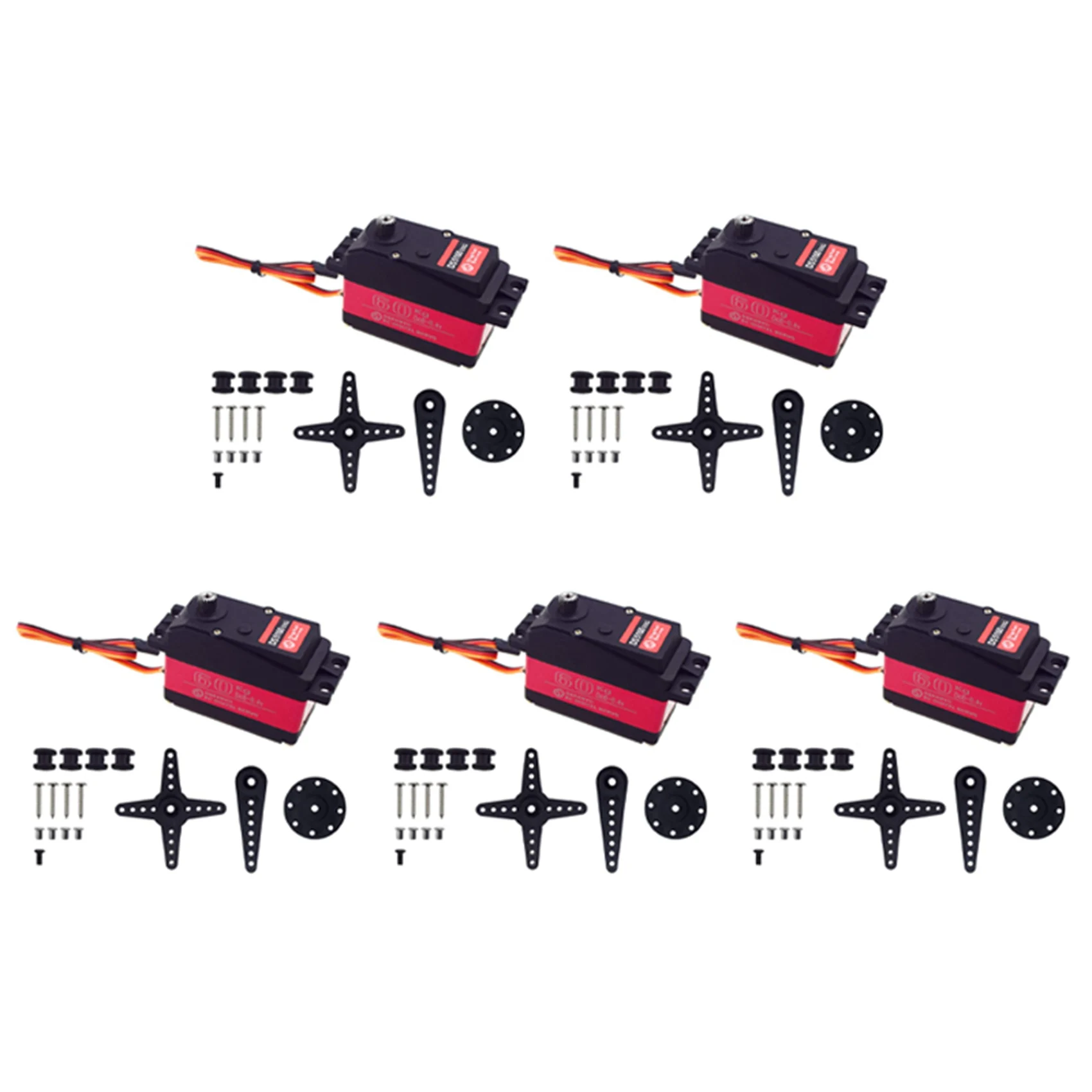 

MACH-5Piece DS5160 SSG 60 кг 8,4 В Высоковольтный водонепроницаемый сервопривод для радиоуправляемого автомобиля 1:5 SAVOX-0236 LOSI XL 5T Сервопривод робота 270