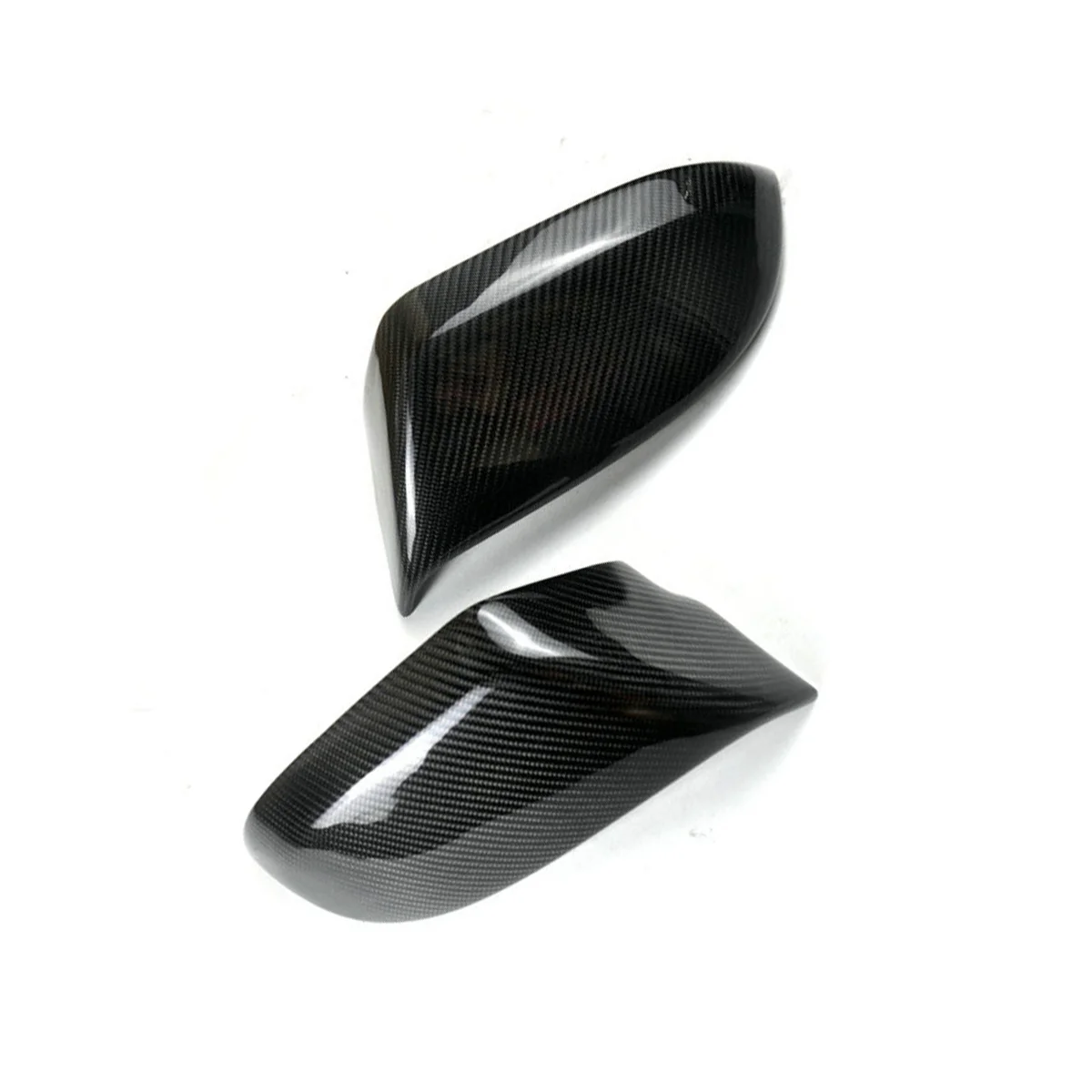 For 11-18 A7 Carbon Fibre Retrofit Mirror Housing Reversing Mirror Cover Reflector Stickers