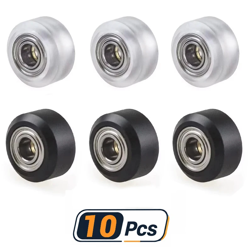 10Pcs Openbuilds POM Small V Wheel Kit with Bearing Mini V Wheel for V-Slot Aluminum Profile Delrin Pulley 3D Printer Parts