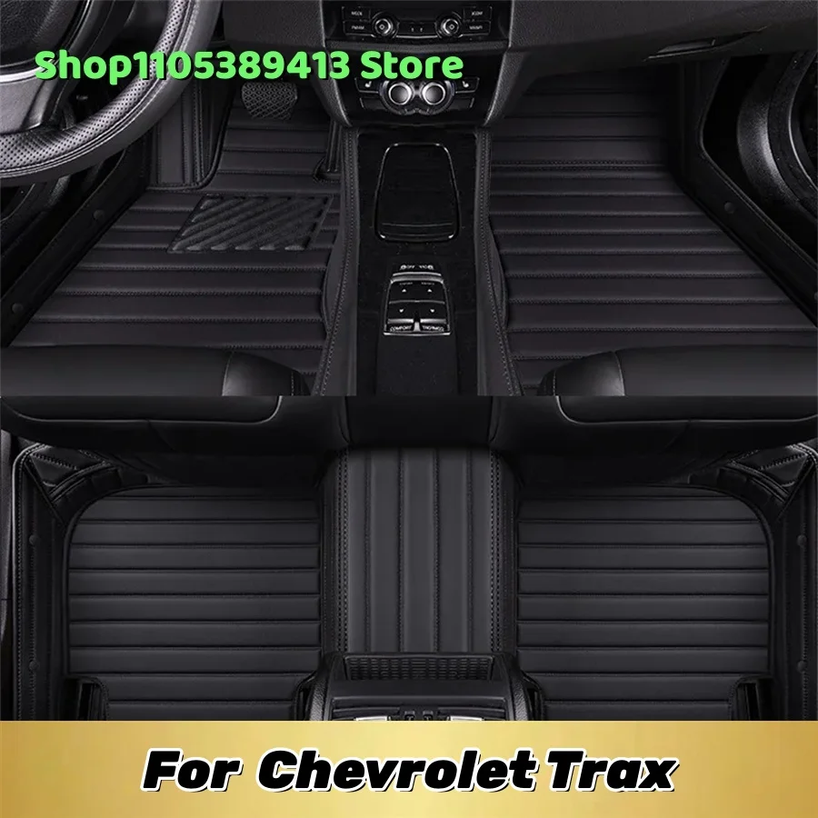 

Automobiles Leather Car Mat Interior Accessories Custom Car Floor Mats For Chevrolet Trax 2018 2017 2016 2015 2014 Mats Carpets
