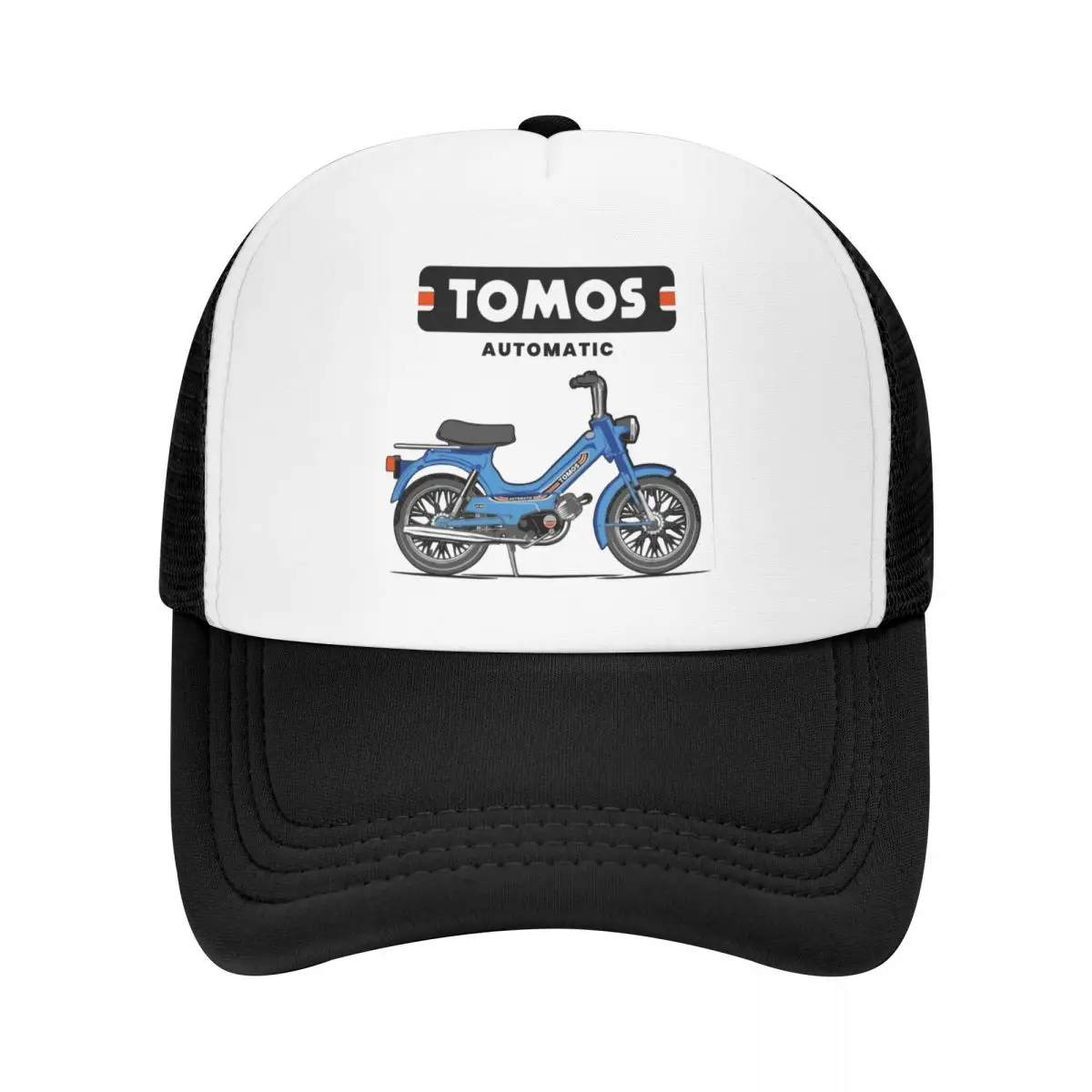 Tomos Moped Baseball Cap Mesh Truck Caps Golf Sports Hat