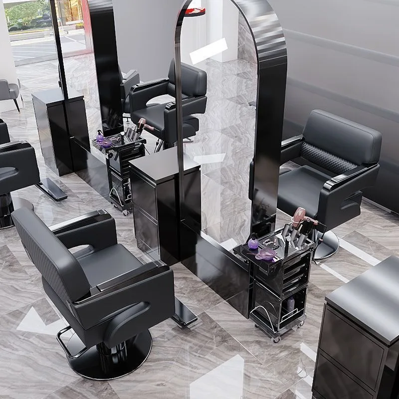 Design Barbershop Barber Modern Floor Fashionable Ergonomic Barber Chair Armchair Beauty Centro Estetico Arredamento Furniture