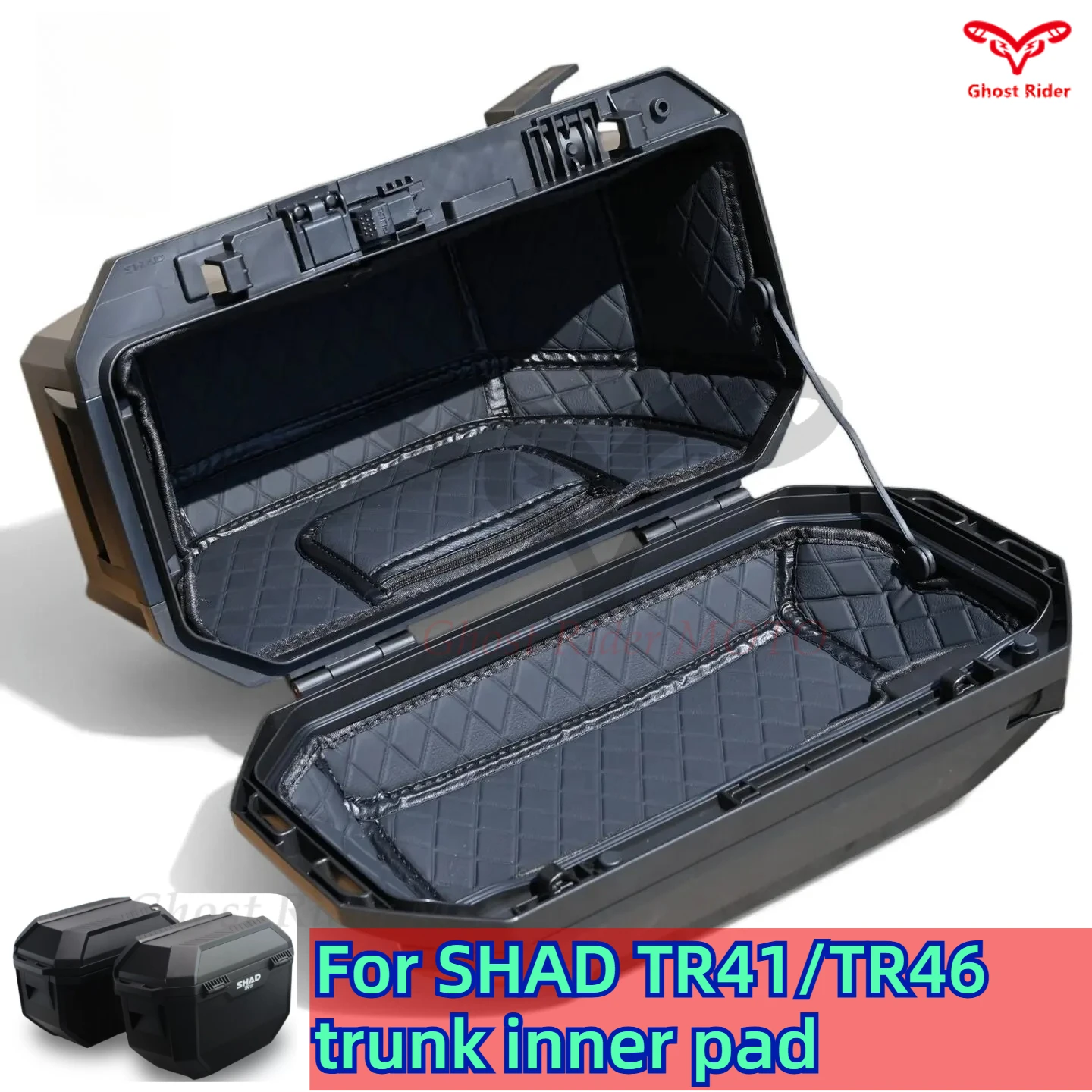 For SHAD trunk TR27 upper and lower lining trunk pad side box lining TR27 side box liner motorcycle box Inner Pad