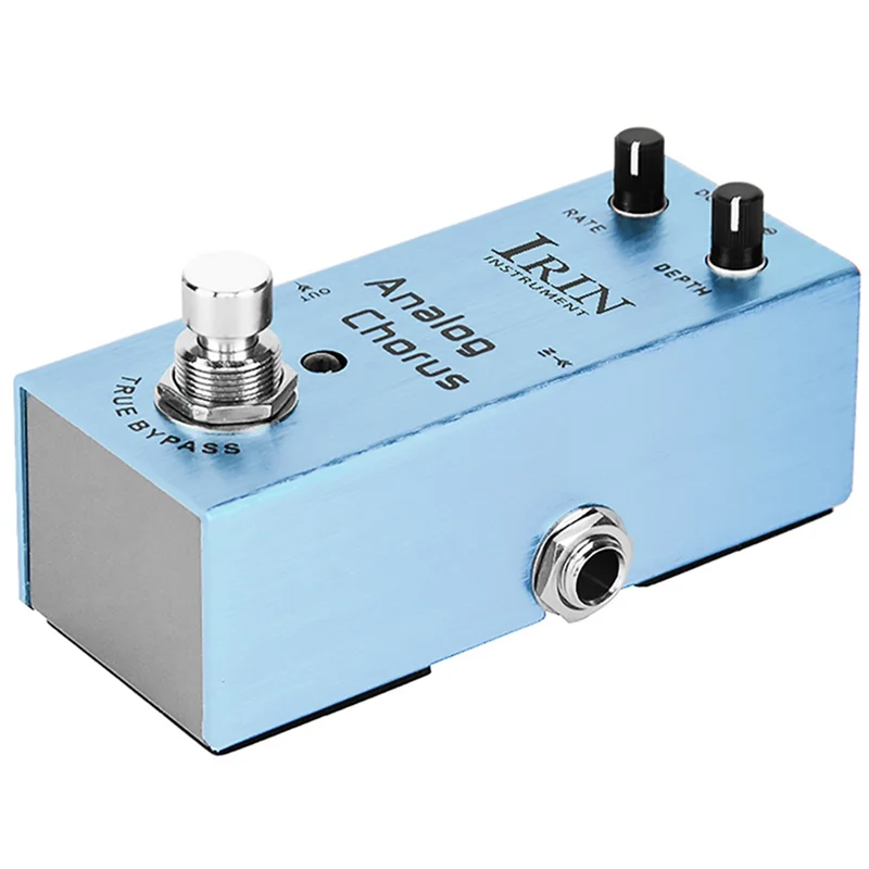 

A99I-IRIN Guitar Effector Electric Guitar Analog Chorus Effector Chorus Professional Single Block Small Effector Brushed Blue