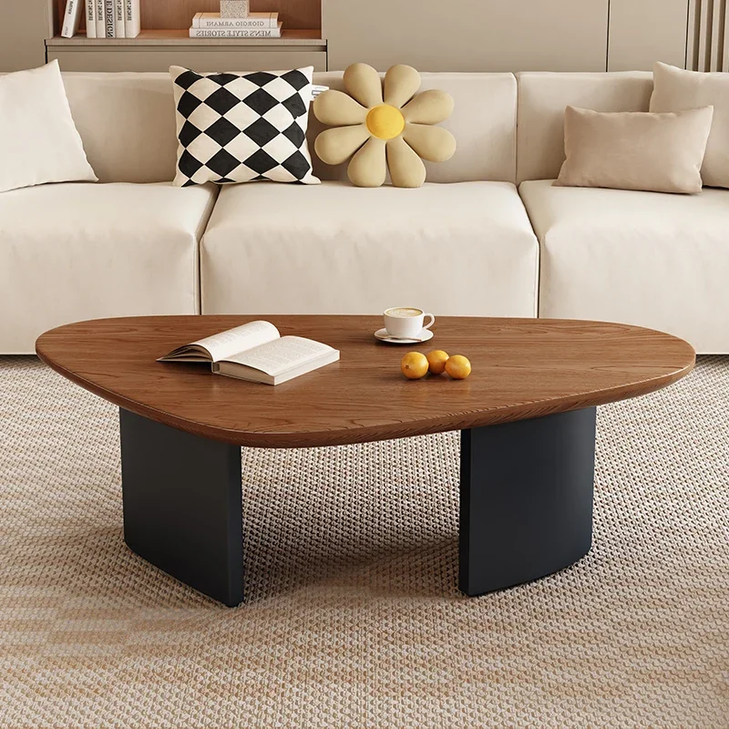 

Designer Simple Coffee Table Decoration Modern Wood Living Room Coffee Table Standing Aesthetic Mesa Auxiliar Home Furniture