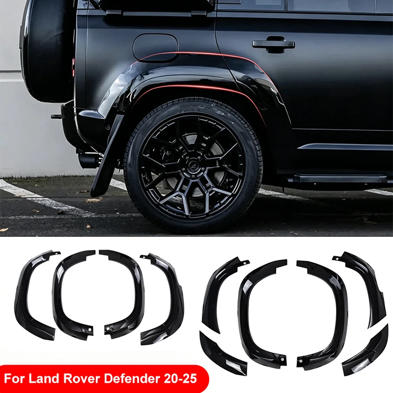 Urban Style Wide Track Arch Kit Fender Flares Mud Guards For Land Rover Defender L663 90 110 2020+ Car Modified Accessories