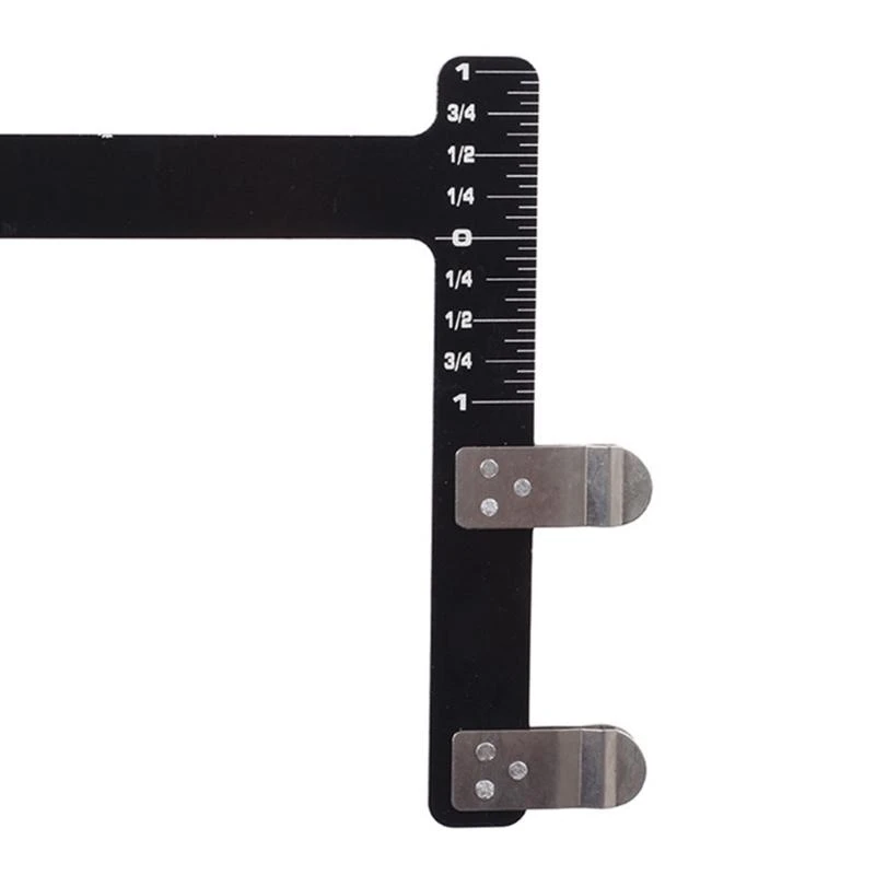 Bow Square L Ruler Aluminum Alloy Measurement Tool Bow and for Arrow Bowstring Positioning Scal