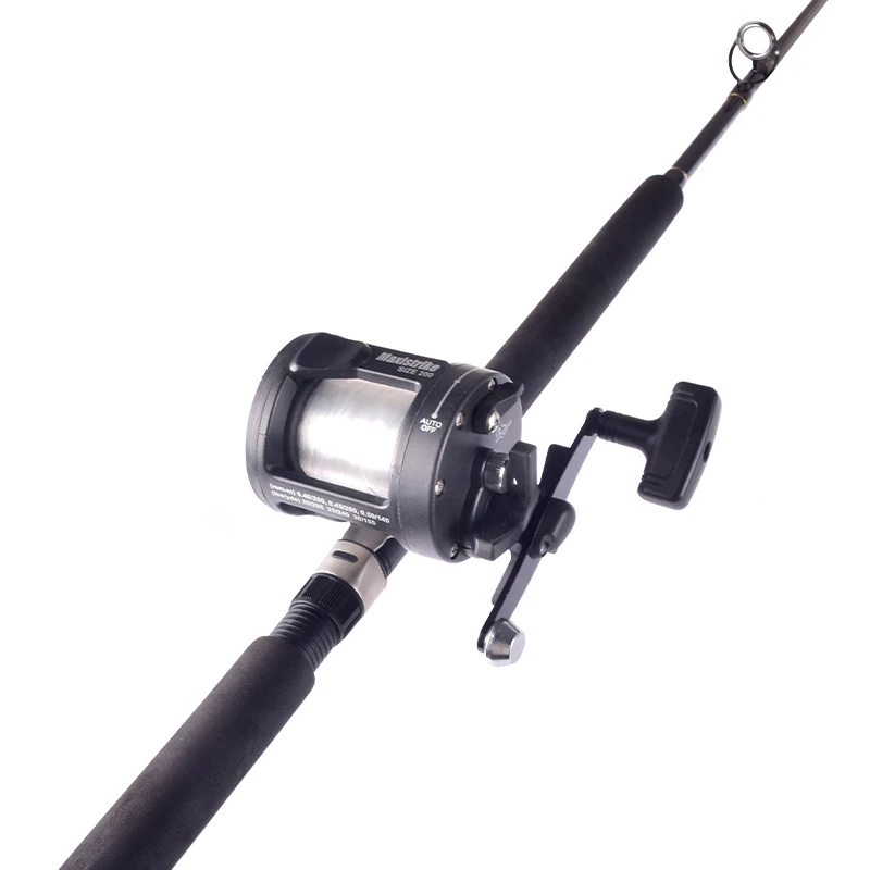

Factory wholesale boat fishing rod reel wheel combination set 6 feet glass fiber, handle top fishing reel wheel, lake fishing