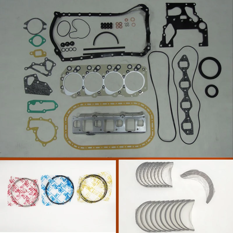 Juego completo de juntas 4jg2 4jg2T 4jg2TC, cojinete de biela del cigüeñal, anillo de pistón para Isuzu Campo Trooper 3059cc 8v 3.1 D TD