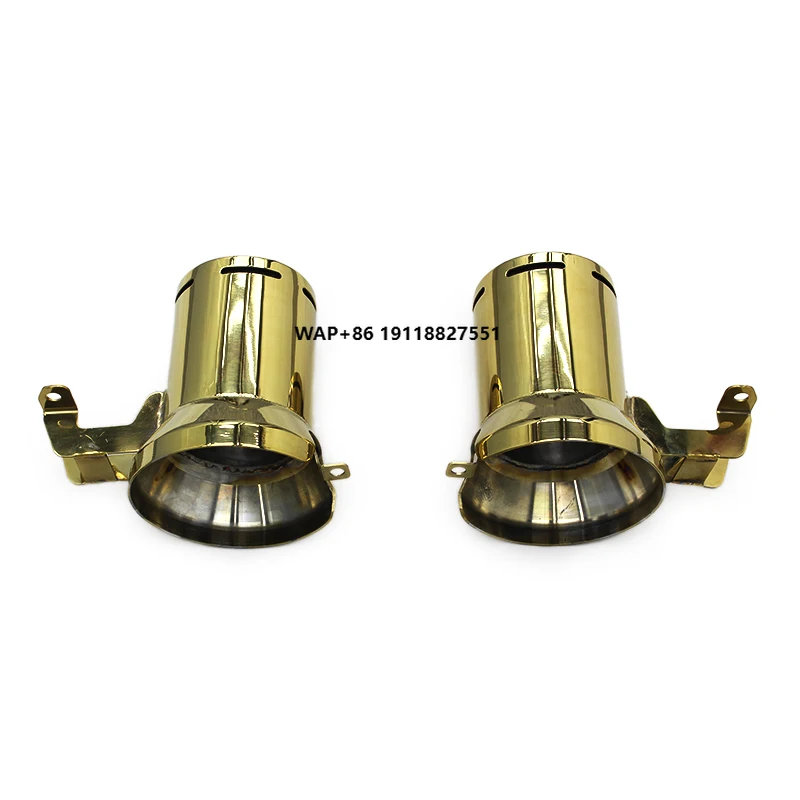 

OEM Stainless Steel With Plating Gold Exhaust Tips Tail Throat for Aventador SVJ Tail Mouth Factory Direct Price