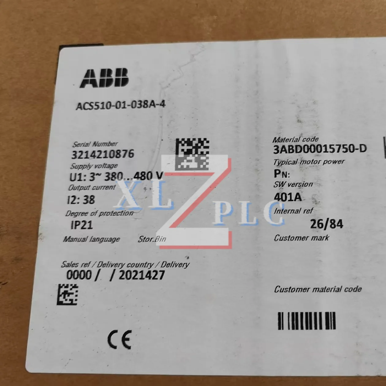 

Преобразователь частоты ACS510-01-031A-4 ACS510-01-038A-4 новый в наличии