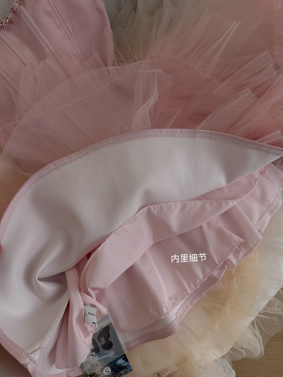 Damska Jesienno-Zimowa Sukienka Bez Ramiączek z Diamentami, z Fiszbinami w Talii, Rozkloszowana, z Bufiastym Tiulem, Seksowna Sukienka Bez Rękawów na Imprezę, Urodziny, Krótka Sukienka