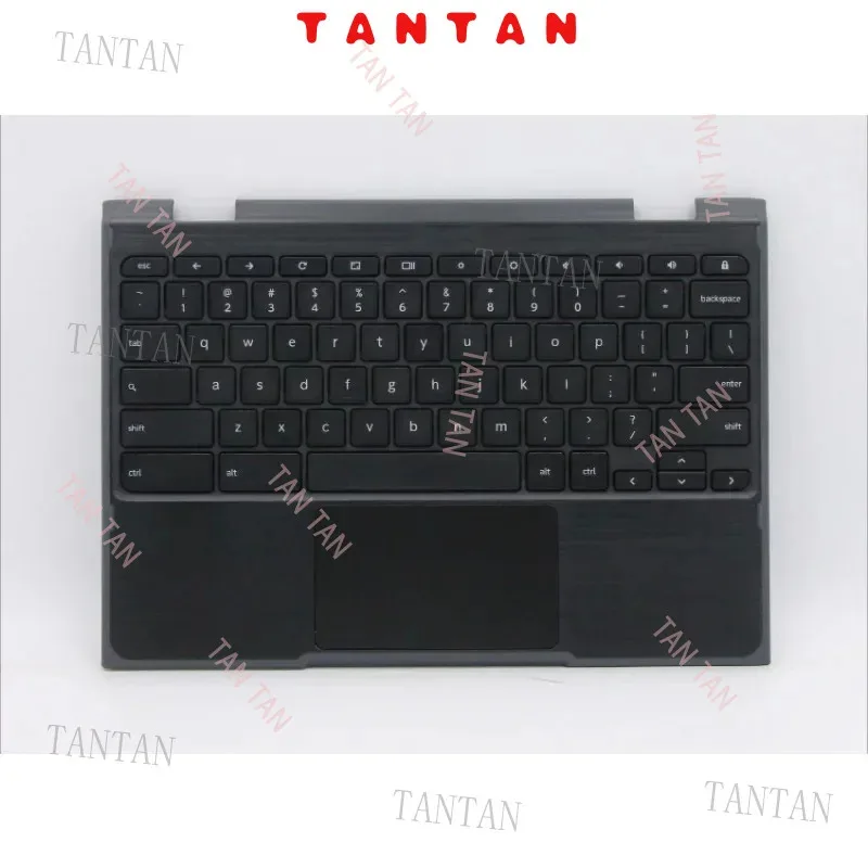 

Новый 5CB0Y57963 для Chromebook 300e 2-го поколения GLK: верхний корпус (пальмрест) с рамкой клавиатуры (C-Shell) и тачпадом, без подсветки, черный, с американской раскладкой клавиатуры.