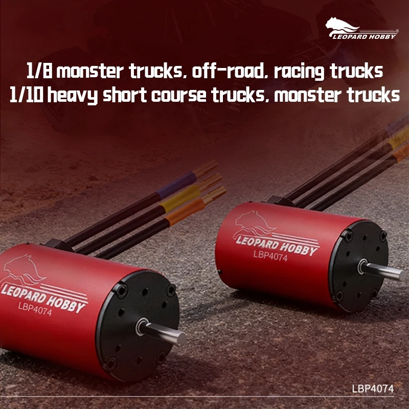 Leopard Hobby Lbp4074 4074 Kv2000/kv2150 4-6s Wasserdichter bürstenloser Motor für 1/8 Rc Buggy Baja Car Drift Racing Off-Road-Boot