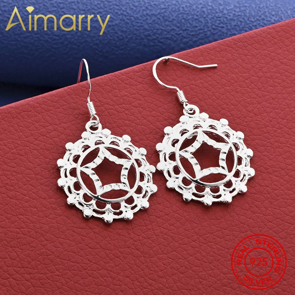 

Wholesale Fashion 925 Sterling Silver Star Earrings High Quality Cute Women Charms Wedding Classic Jewelry Layd Lovly Gift