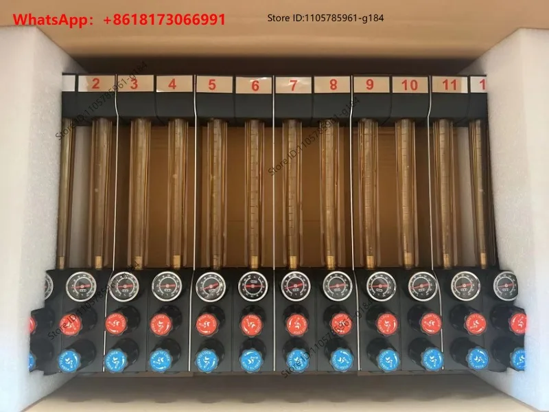 High-temperature Resistant 180℃ Precision In-jection Molding Machine Water Drainage Diverter with Temperature Gauge
