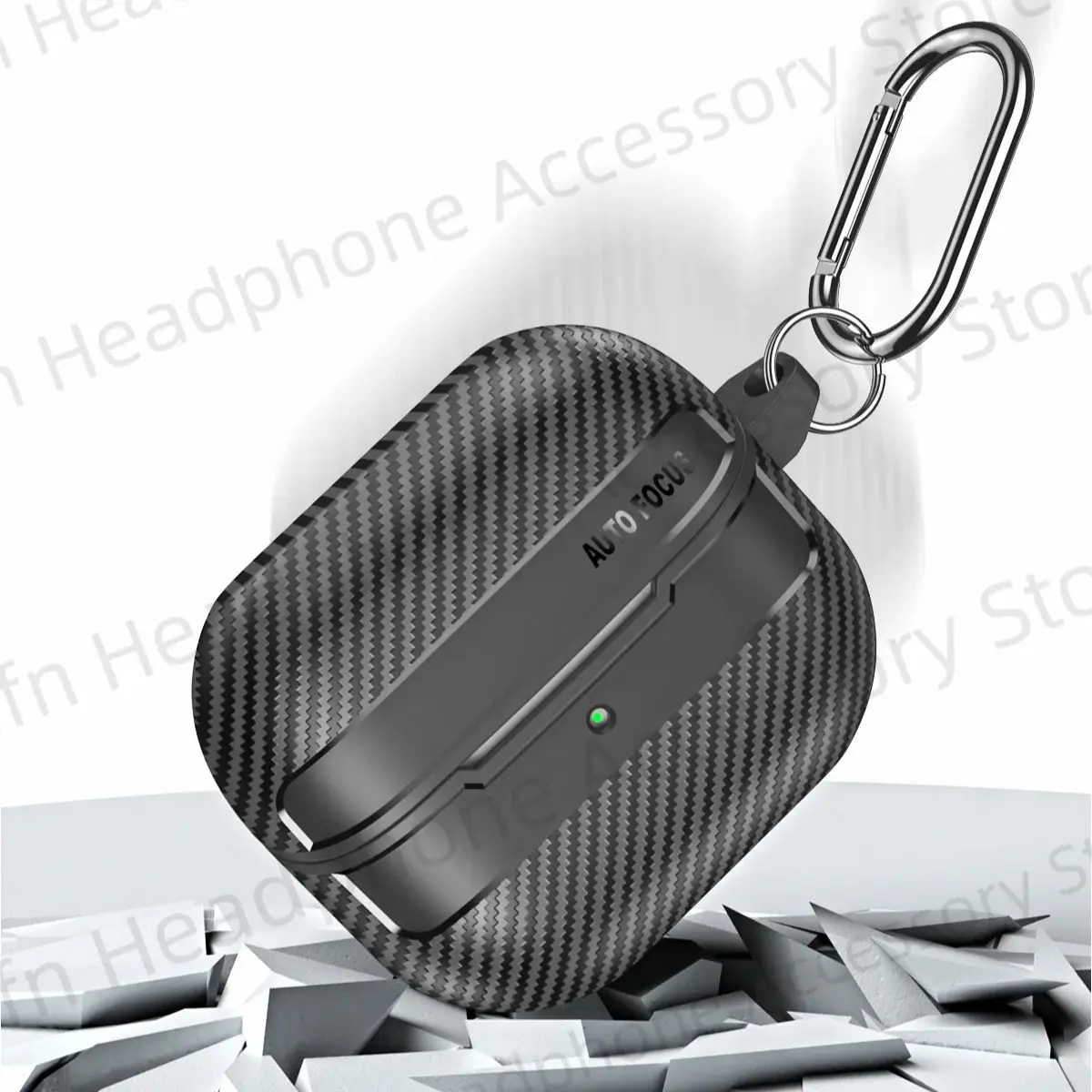 غطاء سماعة أذن من ألياف الكربون لهاتف سامسونج جالاكسي بادز 3 برو باز 3 برو حافظات من البولي يوريثان Fundas لهاتف 2024 حافظة سامسونج جالاكسي Buds3 Pro الجديدة