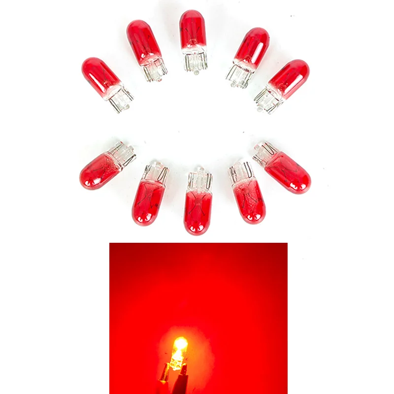 10 x Signallampe Glas T10 W5W 501 194 12 V 5 W/3 W W2,1 x 9,5 d Einzelfilament Autolampe Autolicht