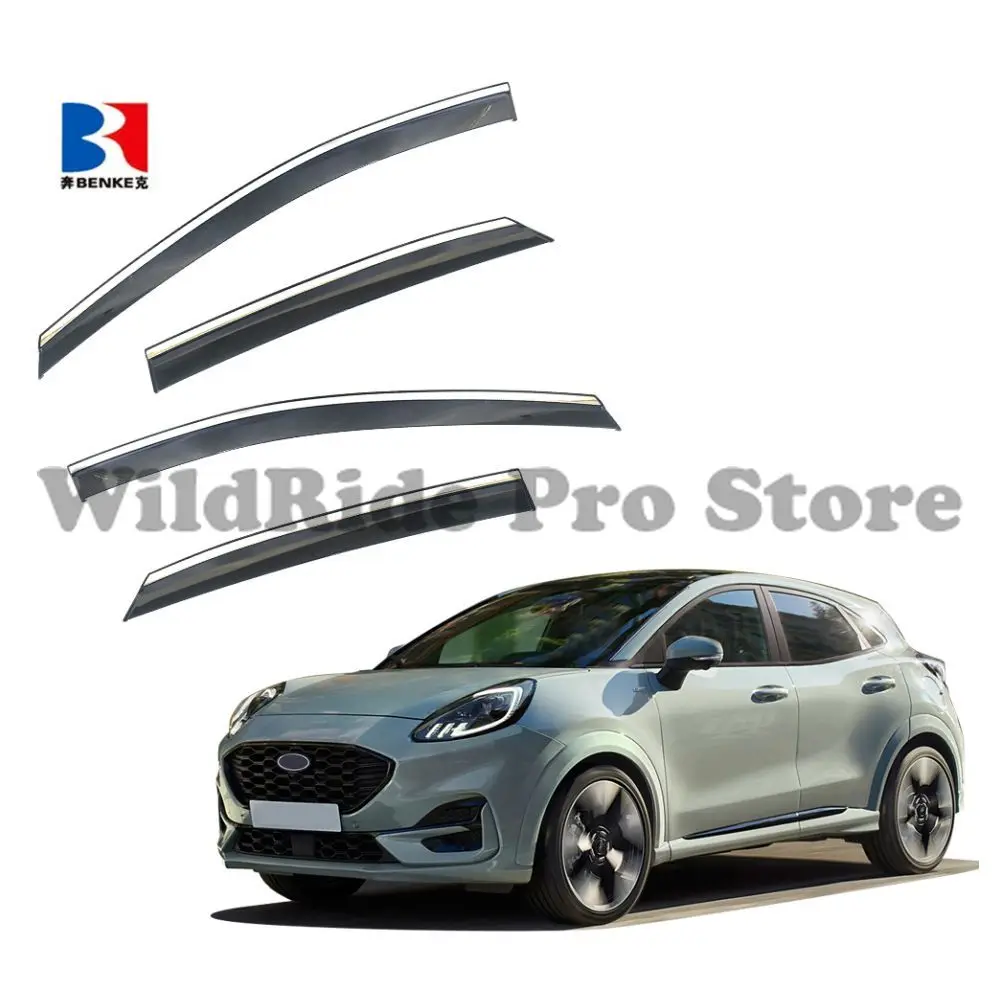 1 set Waterproof Computer Sunshade Car Deflector 4PC for Ford Puma 2024