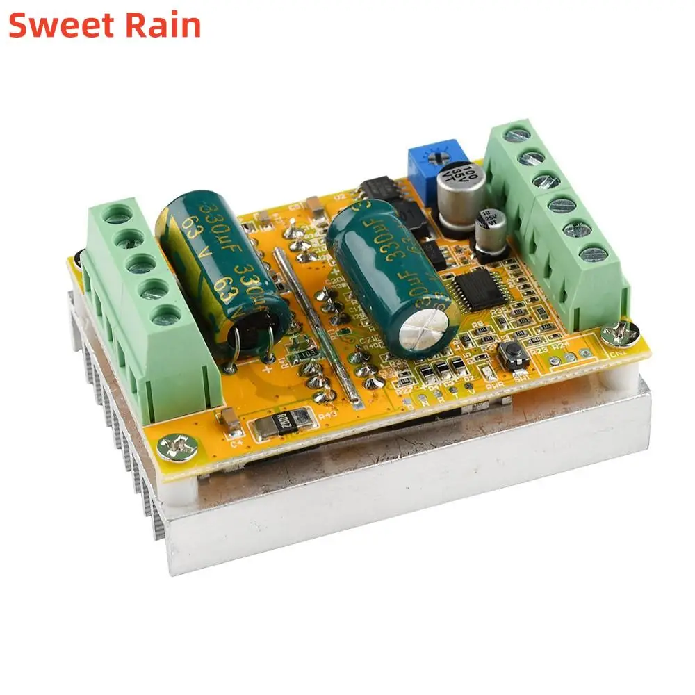 DC6.5-50V 380W BLDC Three Phase DC Brushless Motor Controller PWM Without Hall Sensor Hall Motor Control Driver Board Dropship