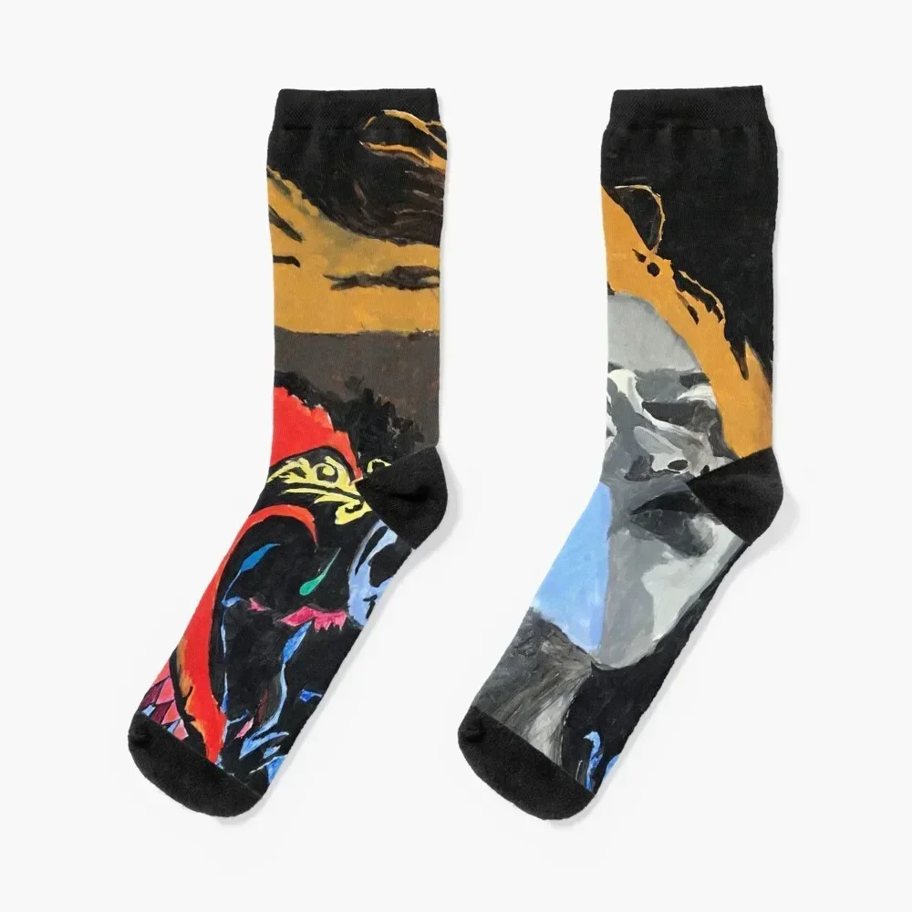 

Kuka - Ryan Olson Socks with print retro winter gifts sheer Man Socks Women's