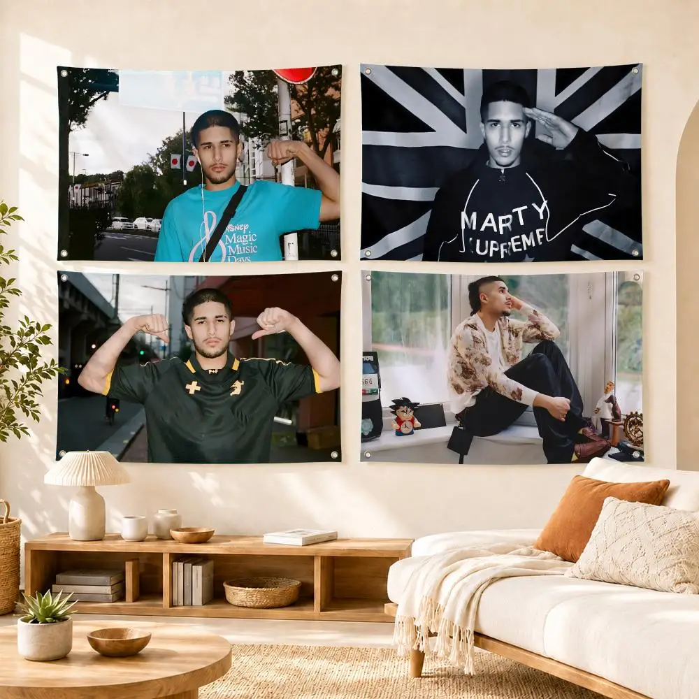Fakemink Rapper Funny Flags Flag Soft skin-friendly Durable Tapestry Outdoor party Home living room bedroom Decoration