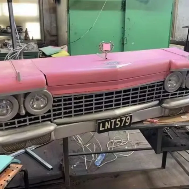 Outdoor props, simulated classic car car model