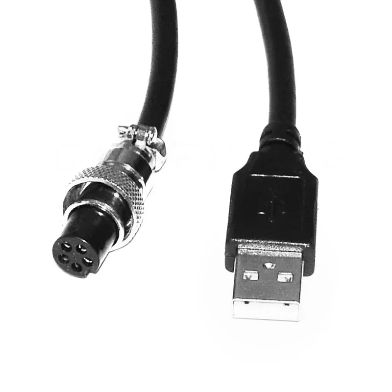 M12 4Pin 5Pin 6pin to USB Aviation Plug Wire HX12 Male Female Connector With 2m Cable USB Male Plug Sensor 12mm Waterproof Socke