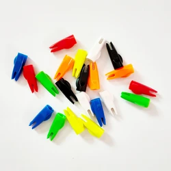 50/100Pcs 11/32 Wooden Arrow Nock Knocks Plastic 8mm Outer Knocks Archery Bow Outdoor Sport Hunting