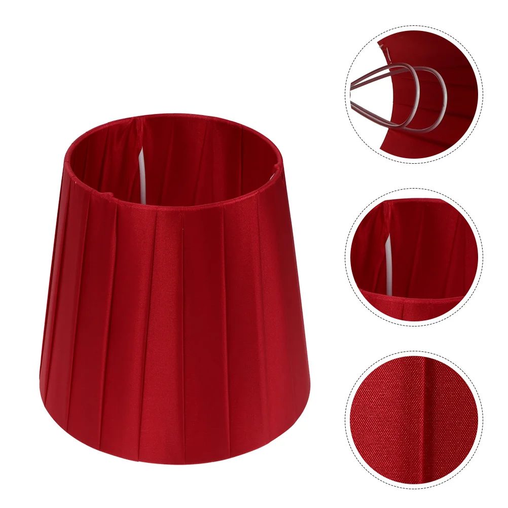 

2pcs Cloth Iron Lamp Shade For Table Floor Wall Lights Fabric Lampshade Cover Replacement Bell Light Shade For Home