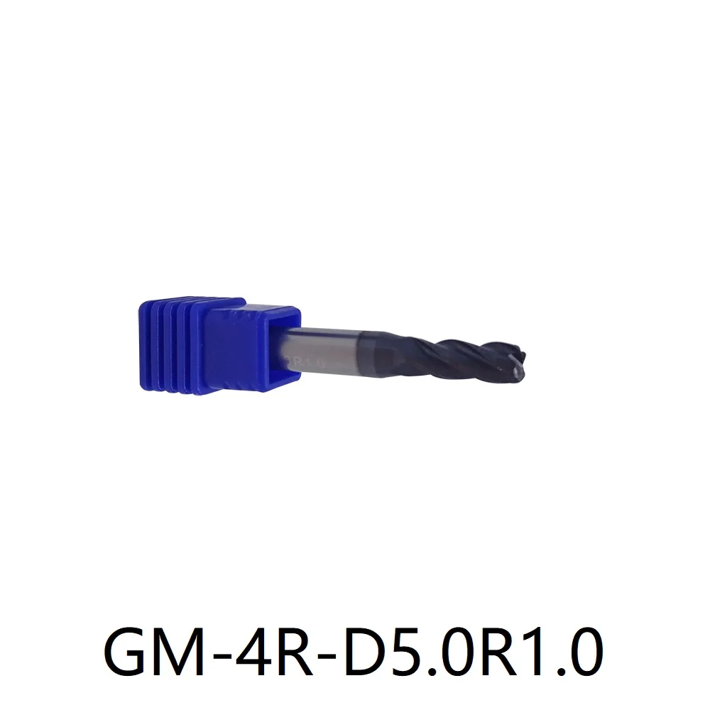 ZCC GM-4R-D4.0R1.0 GM-4R-D5.0R1.0 GM-4R-D6.0R1.0 GM-4R-D8.0R1.0 طحن الكربيد الصلب من سلسلة GM
