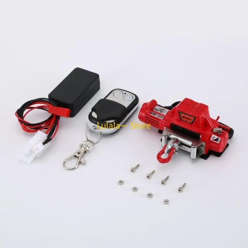 

Y4QA Прочная радиоуправляемая электрическая лебедка с беспроводным пультом дистанционного управления, имитация радиоуправляемых