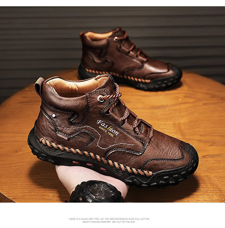 2026 New Genuine Leather Shoes Men Plus Size Luxury Brand Mens Loafers Moccasins Breathable Slip Driving Shoes Schoenen Mannen
