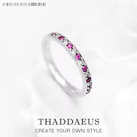 Ring Elegance Colourful Stones Europe Romantic Fine Jewelry For Women Brand New Real 925 Sterling Silver Gift