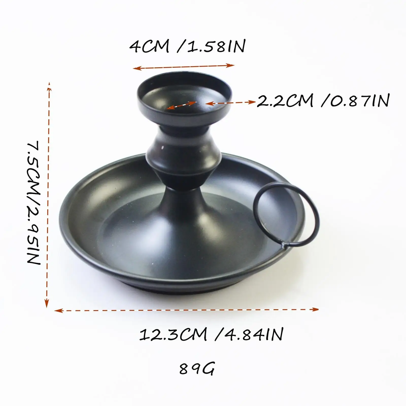 Taper Metal Candle Holder Decorative Candlestick Holder Metal Creative Decorative Candles Candlestick for Desktop Fireplace