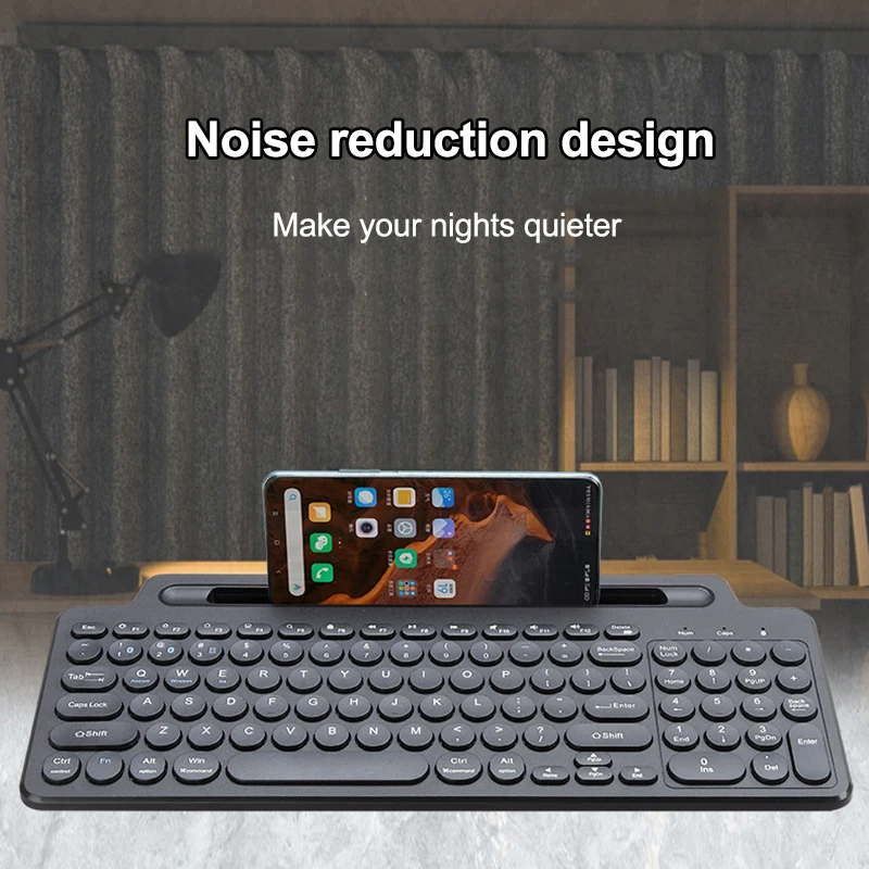 Bluetooth Keyboard 2.4G Wireless Keyboard with Touchpad Card Slot Keyboard For Laptop Tablet Android IOS Ipad Gaming Keyboard