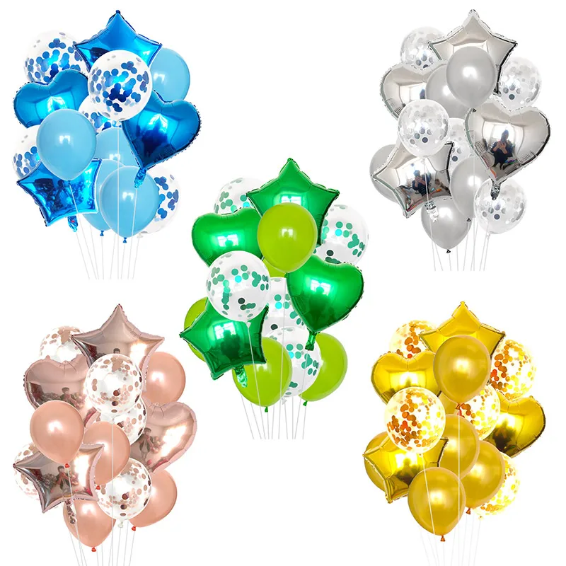 14Pcs/Set Heart Sta…