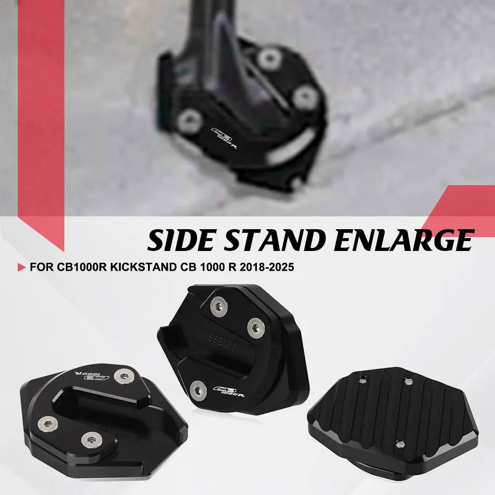 

Motorcycle Side Stand Extension Pad Support Plate For HONDA CB1000R Kickstand CB 1000 R 2018 2019 2020 2021 2022 2023 2024 2025