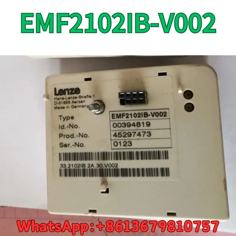 

second-hand Frequency converter communication panel EMF2102IB-V002/EMF2102IB-V001 test OK Fast Shipping