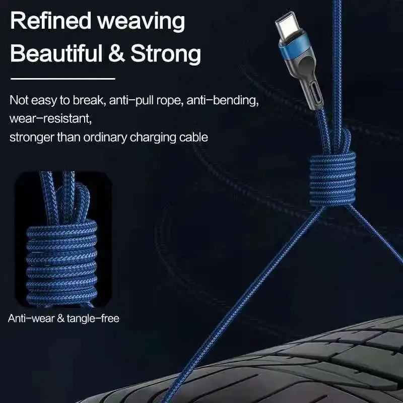 شاحن سريع أصلي كابل usb الصغير لسامسونج غالاكسي s7 شاومي ريدمي 9a 6 7a نوت 5 6 6 برو سامسونج ، 1/2/3 م