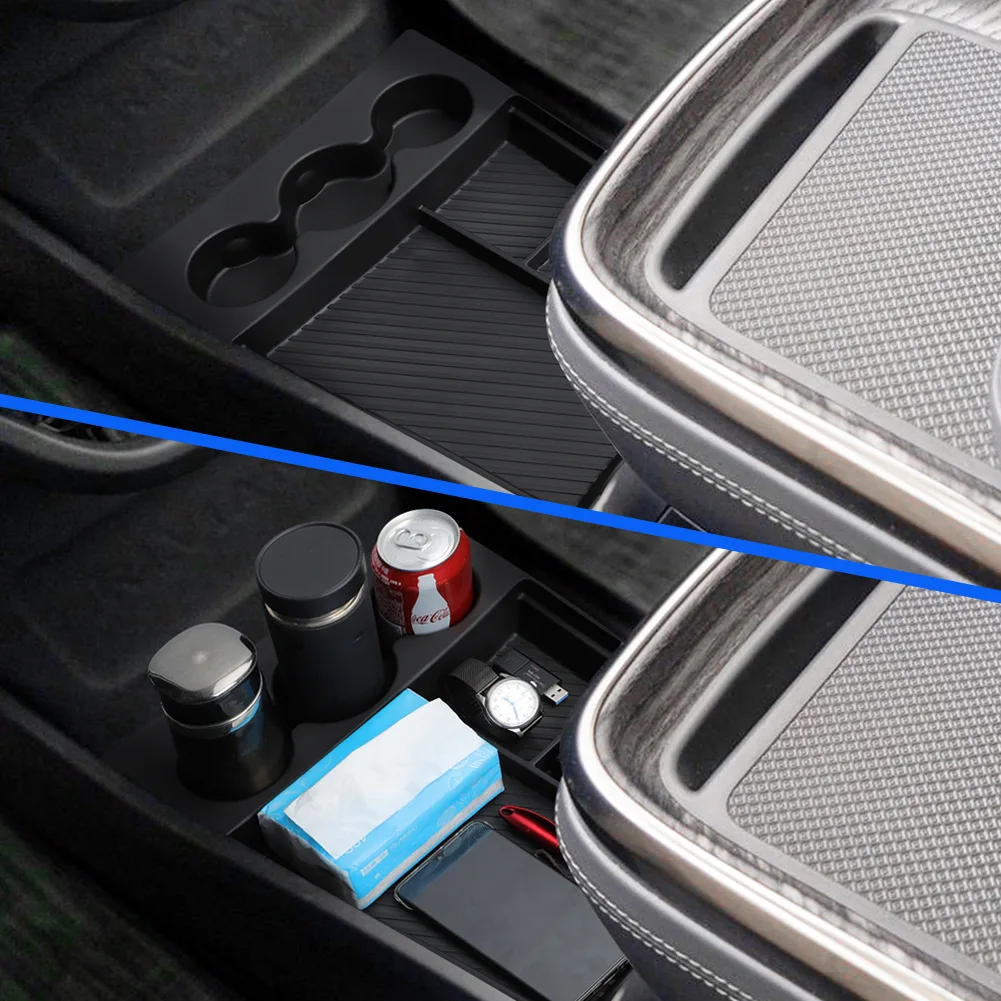 

For Rivian R1S/R1T 2022-2024 Central Control Storage Box Stowing Tidying Case Car Internal Accessories Upgrade Storage Space