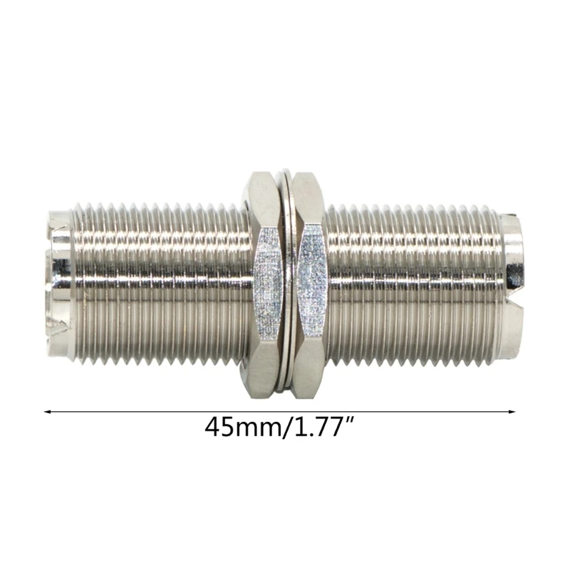 1PC UHF SO239 Female To UHF SO239 Female Straight Connector SO239 Female to UHF