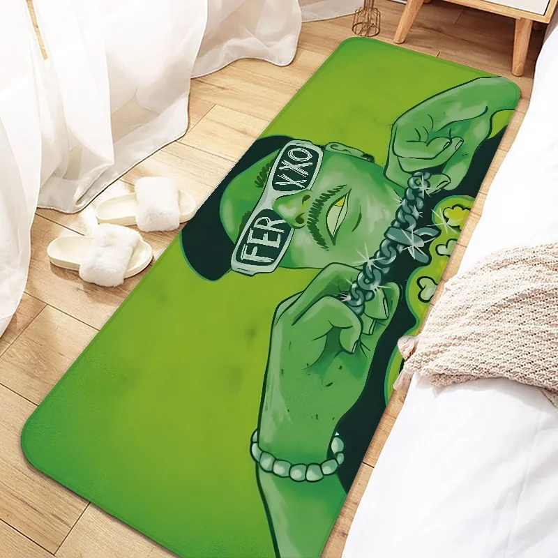 Feid Ferxxo Door Mat Entrance Non-slip Doormat Washable Kitchen Carpet Living Room Hallway Rugs Bathroom Bath Door Mats