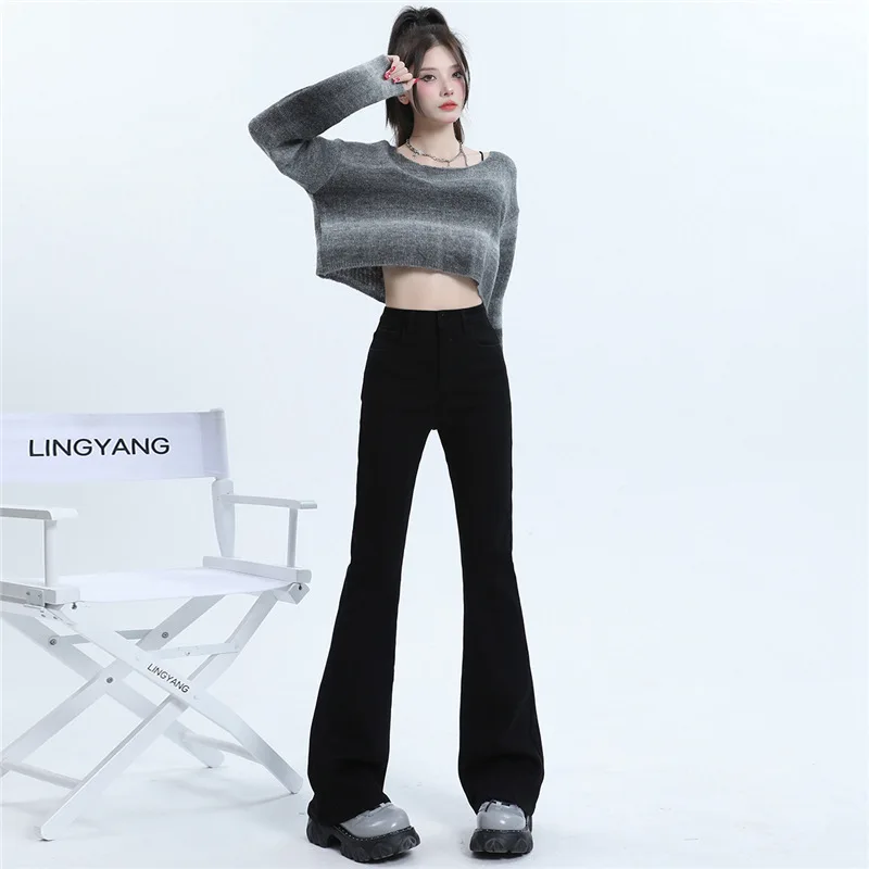 

Женские прямые джинсы с высокой талией, свободные повседневные винтажные джинсовые брюки для отдыха в уличном стиле, корейские модные эстетические брюки Y2k