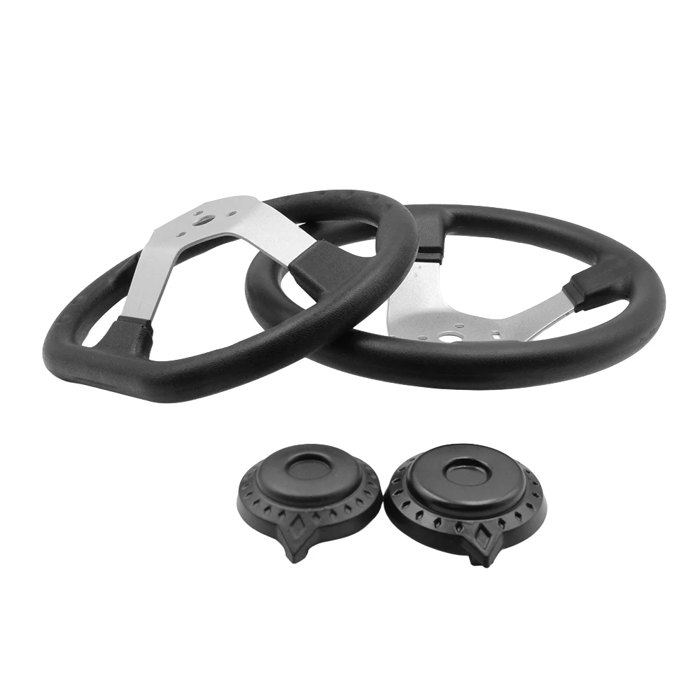 DIY Go Kart Front Steering Wheel Parts 300mm 320mm 420mm Power Steering Gear Rack Pinion 30T 14mm Steering Column U Joints Shaft