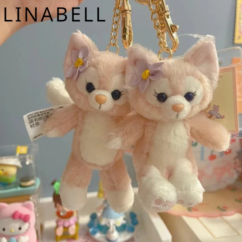 

Disney kawaii Plush Toys Doll Keyring Keychain Stellalou Shelliemay Linabell Kawaii Bag Pendant Decoration Gift