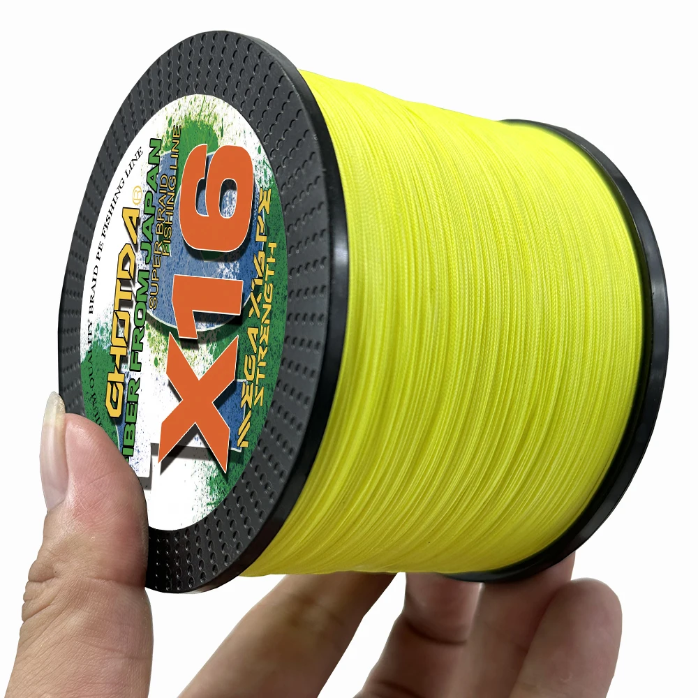 Imagem -03 - Linha de Pesca Trançada Multicolor do pe Fio do pe de Multifilament 16 Vertentes 25 32 40 55 68 80 100 125 140 161 200lb 0.160.80 mm