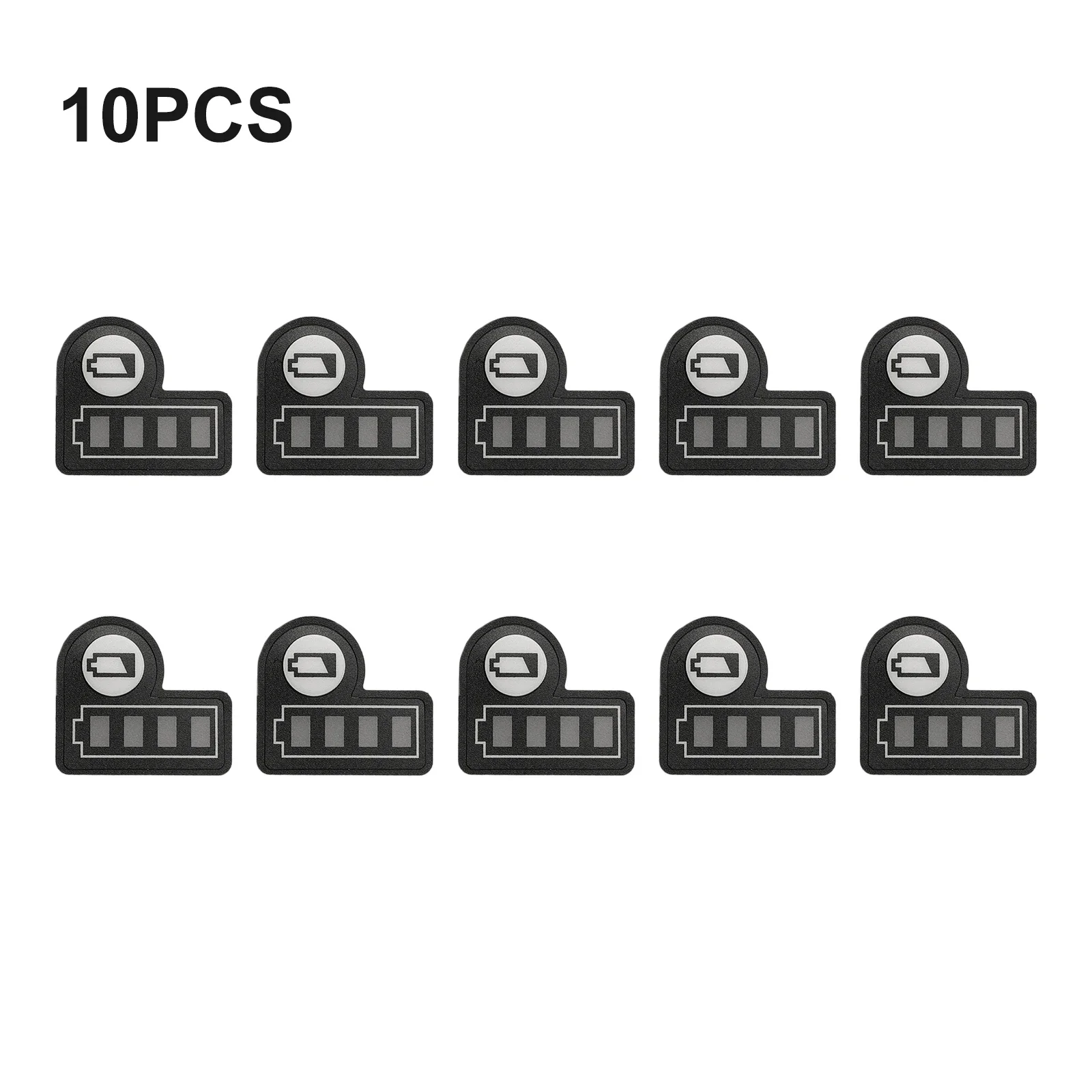 10PCSBatteryLEDKey Sticker Replacement Stickers Label  For 18V 14.4V Lithium Battery BL1830 BL1430 Power Tool Accessories